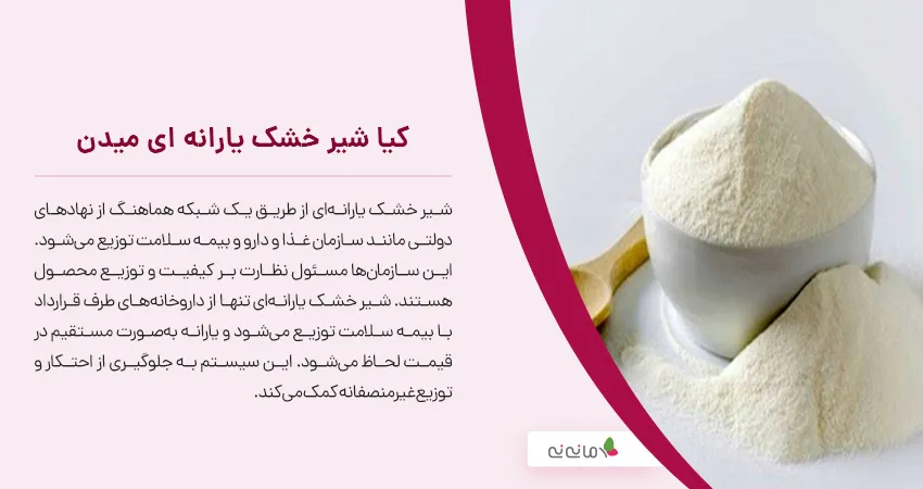 کیا شیر خشک یارانه ای میدن