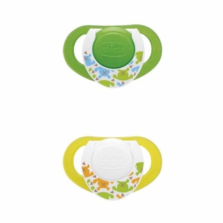 پستانک فیزیو ارتودنسی شبرنگ سیلیکانی از ۴ ماهگی چیکو